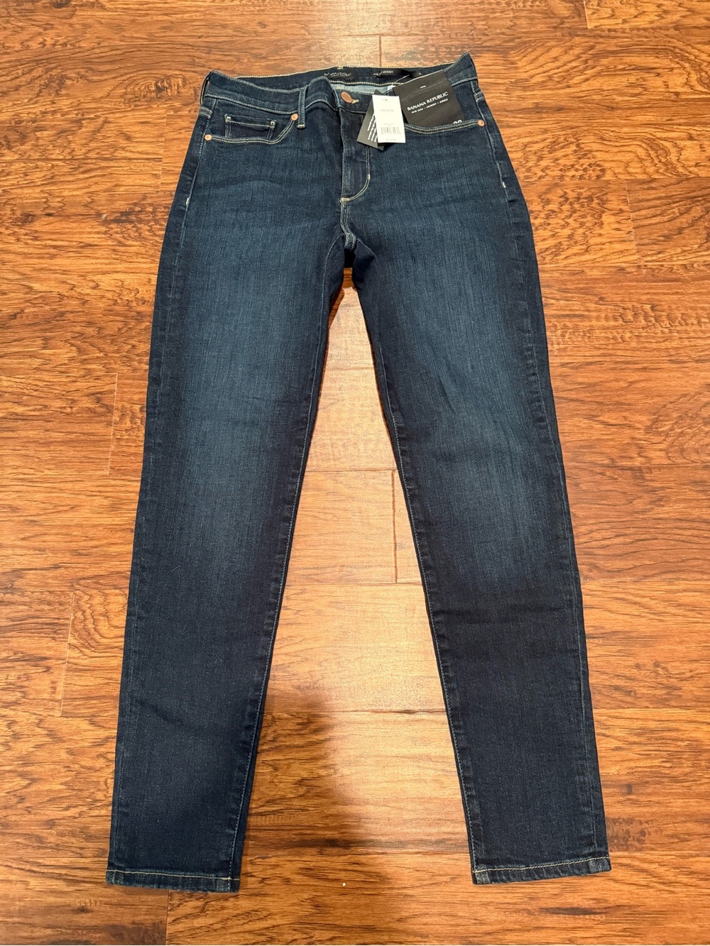 NWT Banana Republic Mid Rise Skinny Ankle Jeans 28 Una Wash